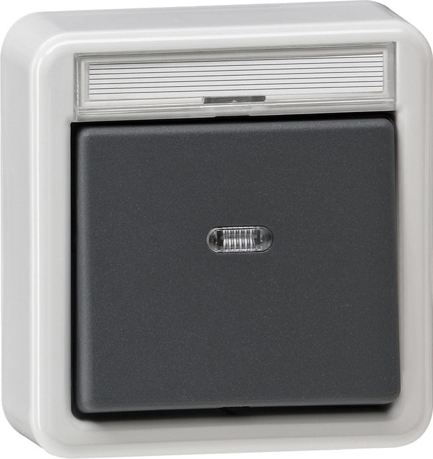 Gira Splashproof Surface-Mounted Installation Switch - 011235