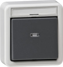 Gira Splashproof Surface-Mounted Installation Switch - 011235