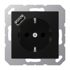 Jung A RANGE Wandstopcontact (WCD-schakelmateriaal) - A1520-18ASWM