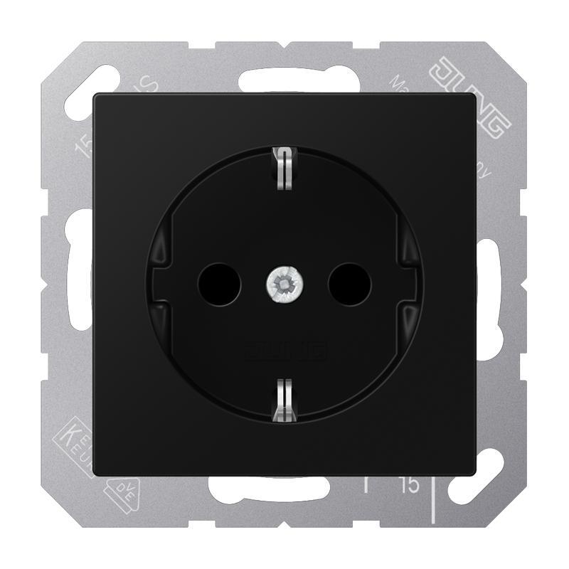 Jung A Range Wandstopcontact (WCD-schakelmateriaal) - A1520NBFSWM
