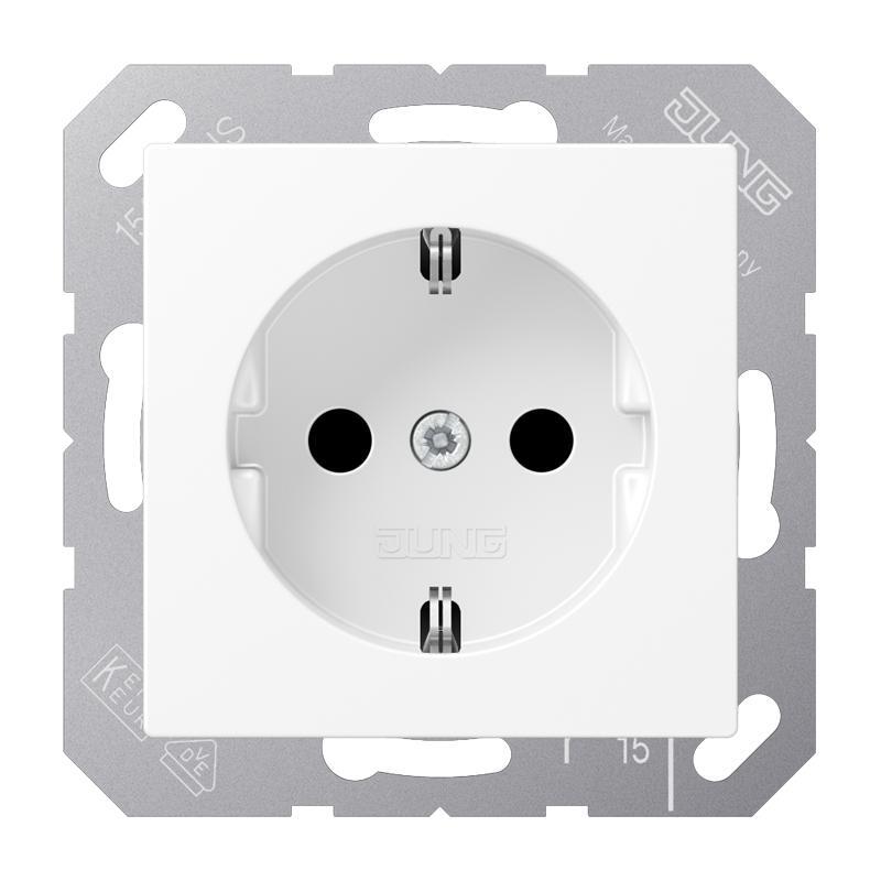 Jung A RANGE Wandstopcontact (WCD-schakelmateriaal) - A1520NBFWWM