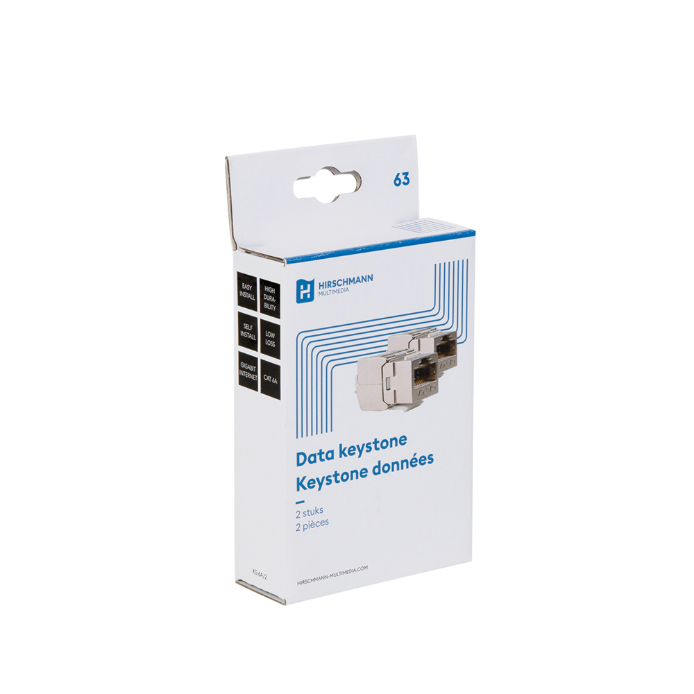 Hirschmann Multimedia Modulaire Stekker - 695020600 [2 Stuks]