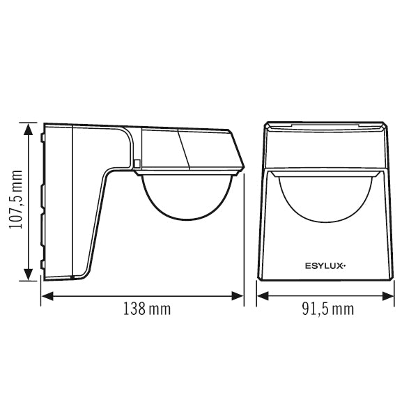 ESYLUX Bewegingsschakelaar (Compleet) - EM10025389