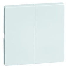 Peha Dialoog Dubbele Wip Schakelaar Afdekking Zwart - 00849711