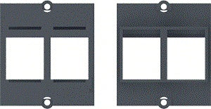 Bachmann inlegplaat schakelmateriaal - 917.000 [2 stuks]