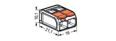Wago 221 Lasklem - 221-612 [50 Stuks]