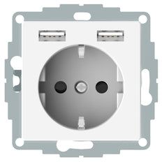 Schneider Electric Merten M-Smart Wandstopcontact (WCD schakelmateriaal) - MTN2366-0319