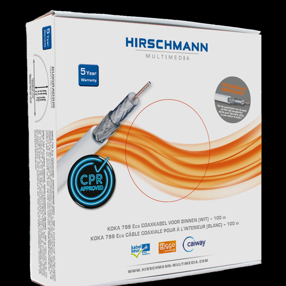 Hirschmann Multimedia KOKA Coax Kabel - 298799101 [100 Meter]