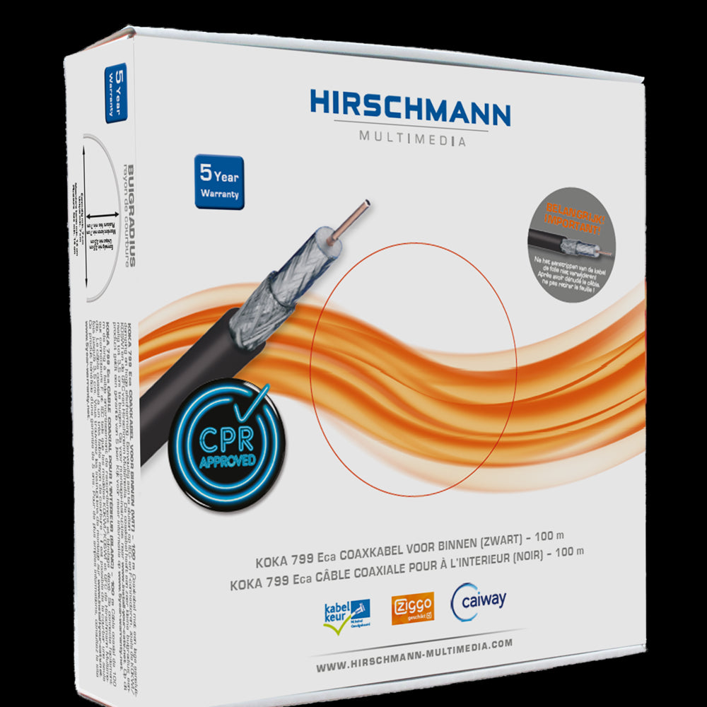 Hirschmann Multimedia KOKA Coax Kabel - 298799102 [100 Meter]
