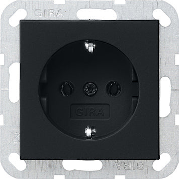 Gira System 55 Wall Socket Outlet (WCD Switchgear) - 0188005