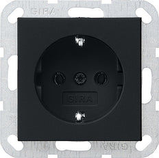 Gira System 55 Wall Socket Outlet (WCD Switchgear) - 0188005