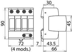 DEHN DEHNguard Overspanningsbeveiliging - 952440