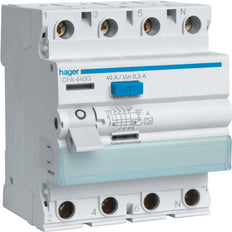 Hager Class A Aardlekschakelaar - CFA440G