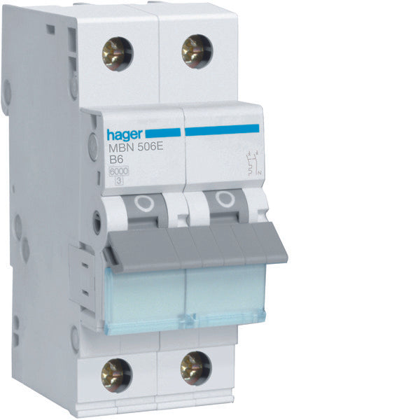 Hager MBN Stroomonderbreker - MBN506E