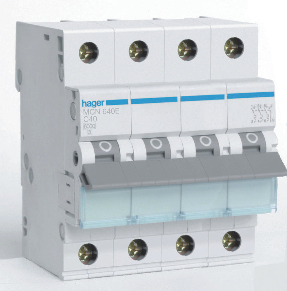 Hager MCN Stroomonderbreker - MCN640E