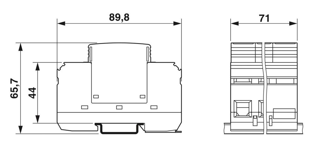 Phoenix Contact VAL-MS Overspanningsbeveiliging - 2838209