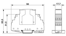 Phoenix Contact PT Overspanningsbeveiliging Voor Data/M&R - 2856032