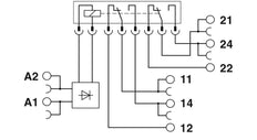 Phoenix Contact PLC Hulprelais - 2967099
