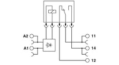 Phoenix Contact PLC Hulprelais - 2966906