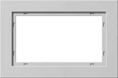 Gira E2 Afdekraam schakelmateriaal - 100137