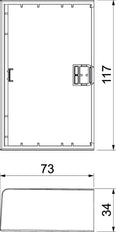 Rehau by OBO SIGNA Eindplaat Wandgoot/Zuil - 6132775