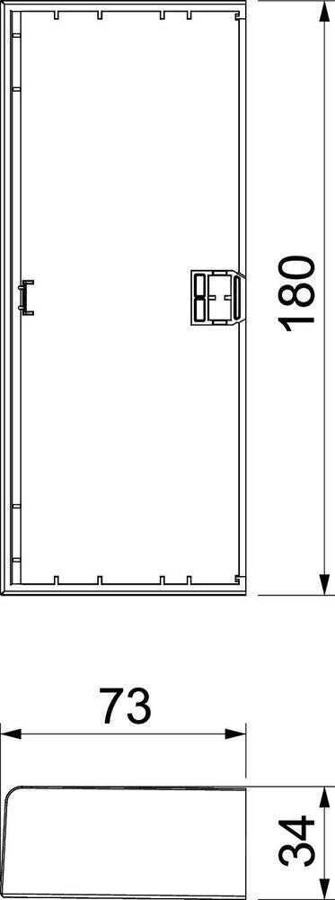 Rehau by OBO SIGNA Eindplaat Wandgoot/Zuil - 6132781