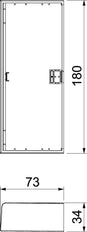 Rehau by OBO SIGNA Eindplaat Wandgoot/Zuil - 6132781