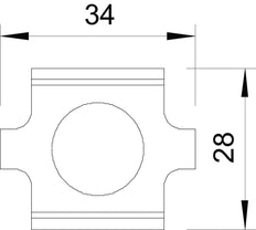 OBO GR-Magic Connector Kabelhouder Systeem - 6016642 [20 stuks]