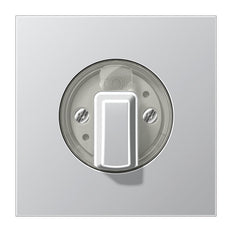 Jung Aluminium/Goudstaal/Chroom Schakelelement/Centrale Plaat - AL1941
