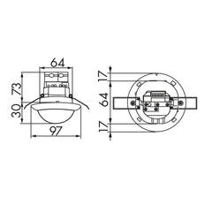 BEG Luxomat Bewegingsschakelaar (Compleet) - 92586