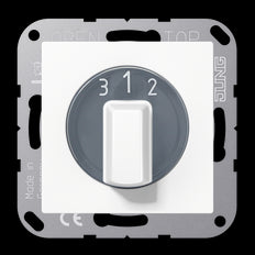 Jung AS500 Driestandenschakelaar - A1504.10NWW