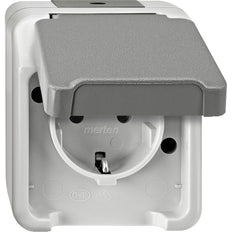 Schneider Electric Merten AQUASTAR Wandstopcontact (WCD schakelmateriaal) - MTN2301-8029