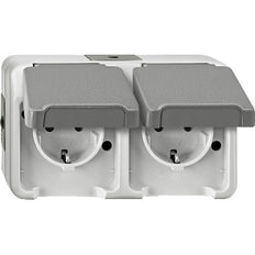 Schneider Electric Merten AQUASTAR Wandstopcontact (WCD schakelmateriaal) - MTN2321-8029
