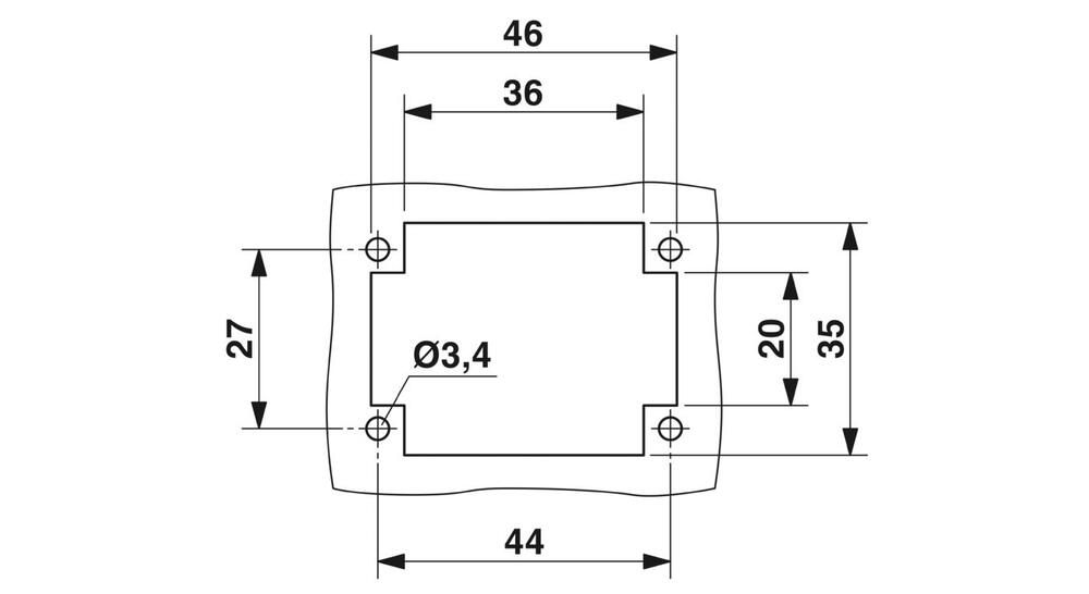 Phoenix Contact HC Contactblok voor rechthoekige Connector - 1407728
