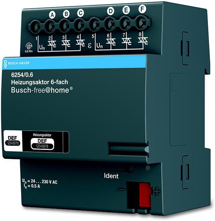 ABB Busch-Jaeger Busch-FreeAtHome Schakelaar Actuator Bus Systeem - 2CKA006220A0025