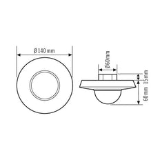 ESYLUX Standaard Bewegingsschakelaar (Compleet) - EM10425103