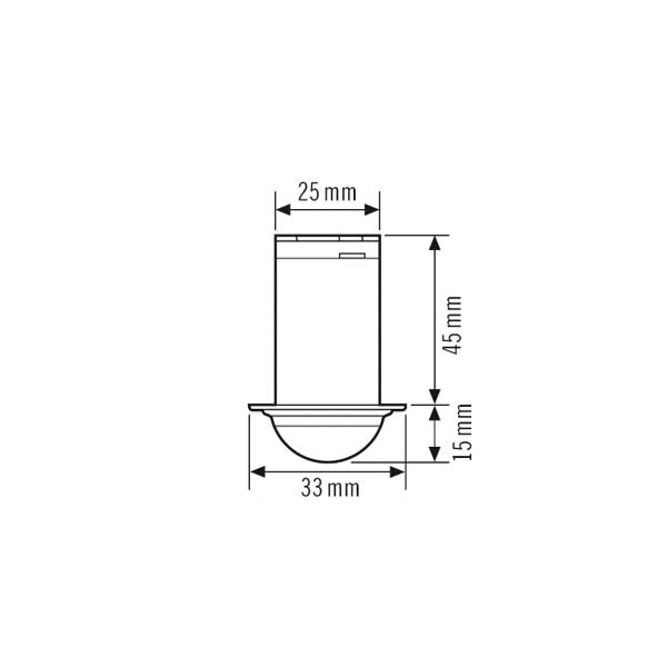 ESYLUX Compacte Mini Bewegingsschakelaar (Compleet) - EP10426025