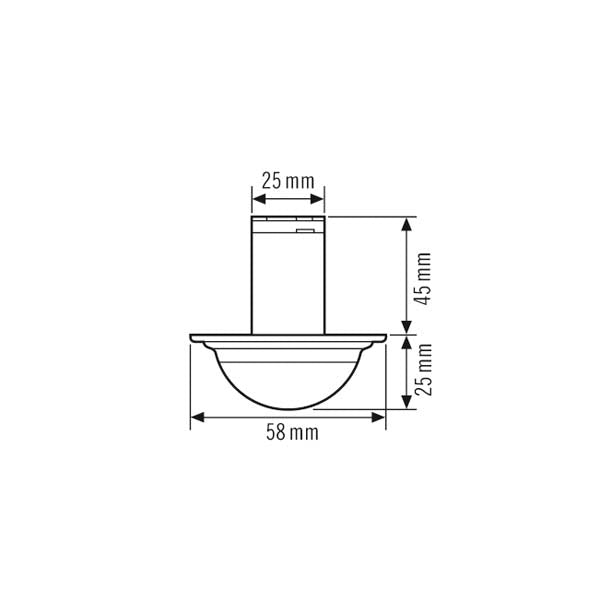 ESYLUX Compacte Mini Bewegingsschakelaar (Compleet) - EP10426032