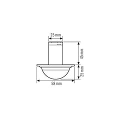 ESYLUX Compacte Mini Bewegingsschakelaar (Compleet) - EP10426032