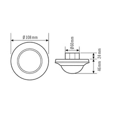 ESYLUX Compact Bewegingsschakelaar (Compleet) - EP10425783