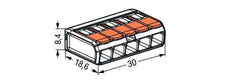 Wago 221 Lasklem - 221-415 [25 Stuks]