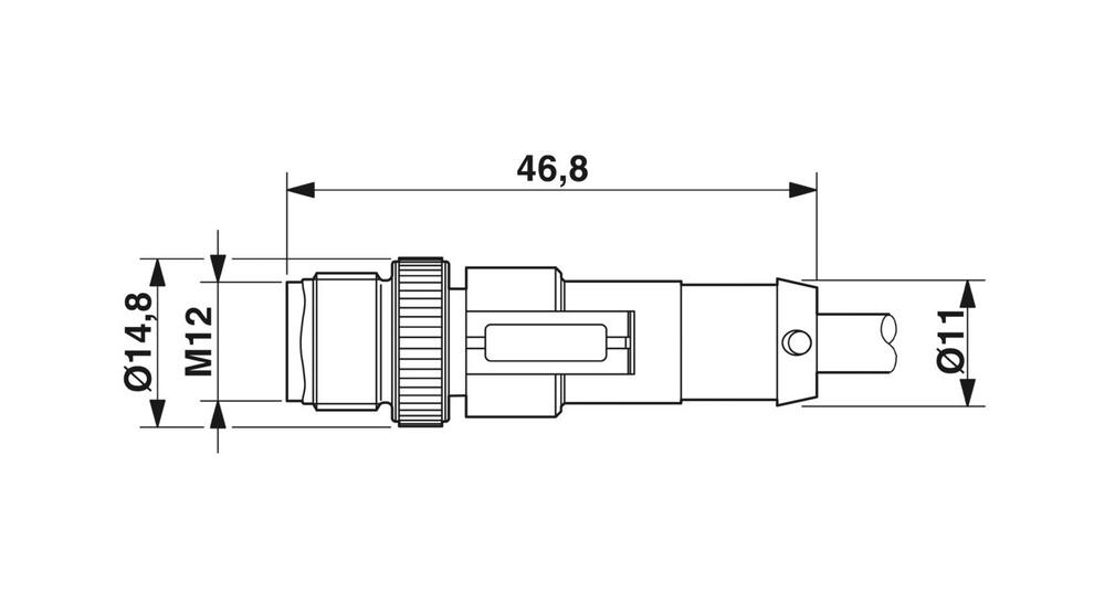 Phoenix Contact Sensor/Actor Kabel Met Aansluiting - 1408750