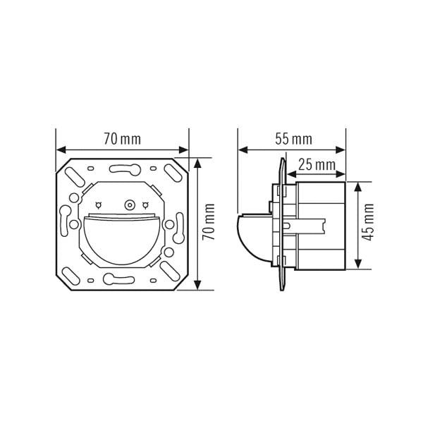 ESYLUX Basic Motion Switch (Complete) - EB10430459
