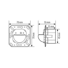 ESYLUX Basic Motion Switch (Complete) - EB10430459