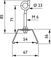 Philips CoreLine Line Mechanische Toevoerbehuizing Verlichtingsarmatuur - 18855699