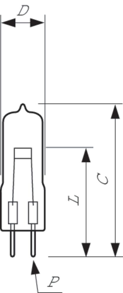 Philips Focusline halogeen studio-, projectie- en fotolamp - 40981250