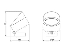 Opple Spot Projector Downlight/Spotlight/Floodlight - 709000027600