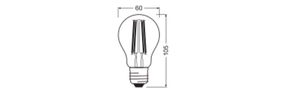 Osram Vintage 1906 LED lamp - 4058075293298