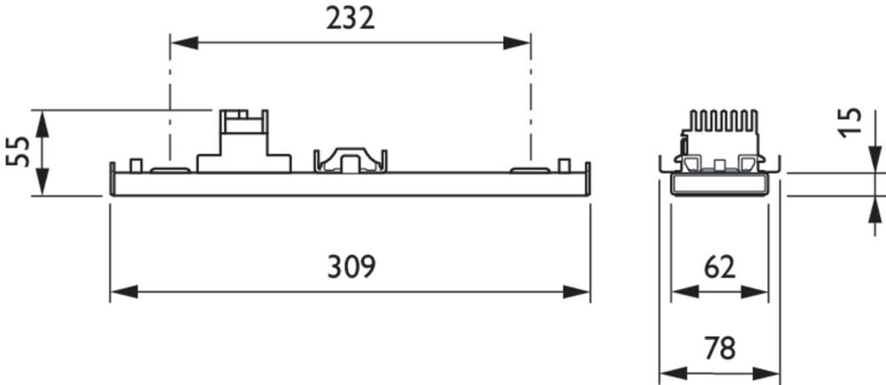Philips Maxos fusie Eelektra voedingsbehuizing voor Verlichting - 99833500