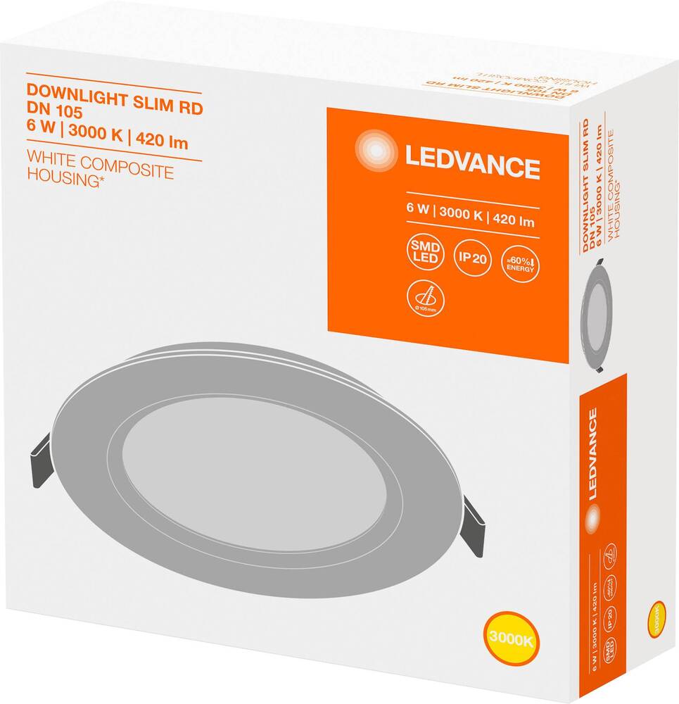 Ledvance Downlight Slim Downlight/Spotlight/Floodlight - 4058075078970